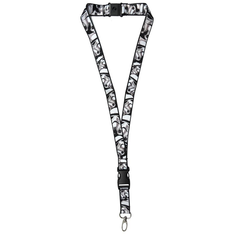 Plasticolor قناع رأس ستورم تروبر بلاستيكلور 004450R01 شخصية شريرة من أفلام كارتون ستار وورز لحامل تذكرة السيارة والشاحنة وSUV ومفتاح سلسلة مع مشبك على حبل عنق - Image 1